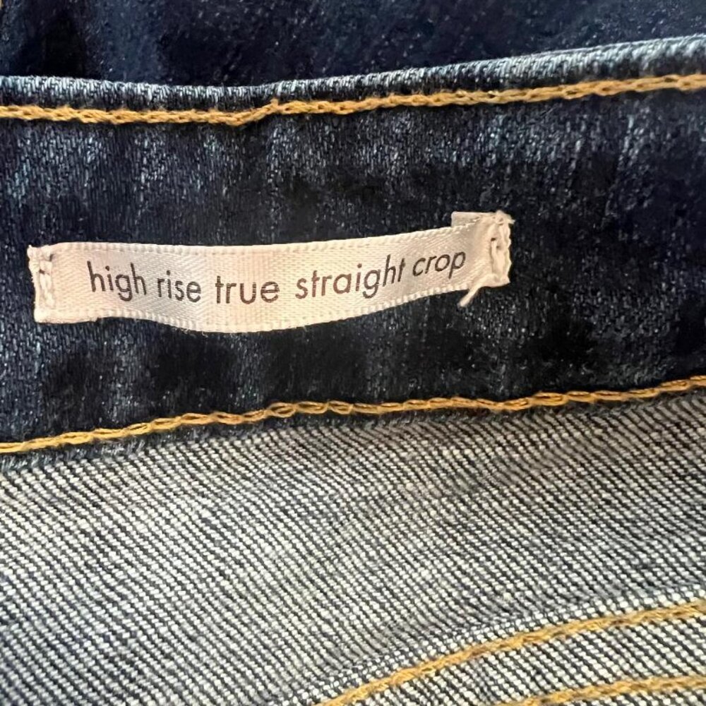 Wrangler High Rise True Straight Crop in Medium Wash - Size 16 - Picture 7 of 9